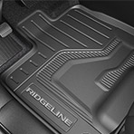 2017-2025 Ridgeline Black All Season High Wall Floor Mats