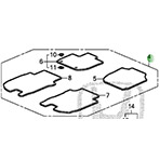 2016-2022 HR-V Stock Black Carpet Floor Mats