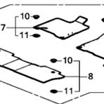 2019-2023 Passport Stock Carpet Floor Mats (Black)